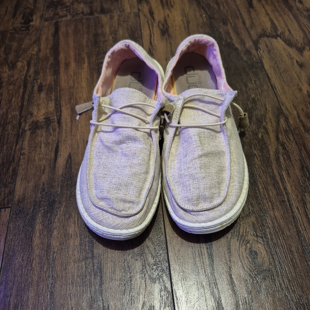 Women Beige Hey Dude Shoes